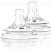TETINE AVENT NATURAL N/NE/1 X2
