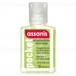 ASSANIS Pocket kids gel antibact&eacute;rien pomme-poire