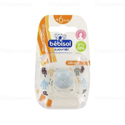 B&Eacute;BISOL Suavinex sucette physiologique 2&egrave;me &acirc;ge