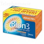 BION 3 D&eacute;fense adultes 30 comprim&eacute;s + 7 OFFERTS