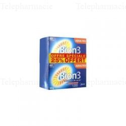 BION 3 D&eacute;fense adultes Lot de 2 x 60 comprim&eacute;s