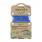Bracelet anti-moustique pour enfant Requin Bleu + 2 recharges