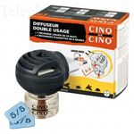 CINQ SUR CINQ Diffuseur anti-moustique double usage 1 diffuseur double usage & 1 recharge liquide de 50 nuits & 4 recharges plaquettes de 8 heures.