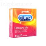 Pr&eacute;servatif Pleaure Me - bo&icirc;te de 3 pr&eacute;servatifs