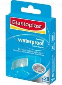 Pansement waterproof bain et douche boite de 20 pansements Bo&icirc;te de 20 pansements