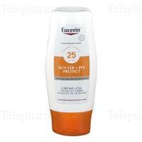 EUCERIN Sun leb protection cr&egrave;me gel SPF25 flacon 150ml