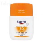 Sun Fluid matifiant visage SPF50+ peau normale &agrave; mixte - 50 ml