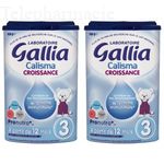 GALLIA Lait croissance lot de 2 x 800g