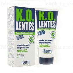 K.o lentes baume decolleur de lentes et r&eacute;pulsif des poux 100ml