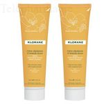 KLORANE Cr&egrave;me d&eacute;pilatoire amande douce lot de 2 tubes de 150 ml