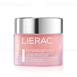LIERAC Hydragenist Aquabaume SOS hydratante oxyg&eacute;nante repulpante peau tr&egrave;s d&eacute;shydrat&eacute;es pot 50ml
