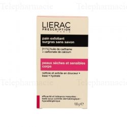 LIERAC Prescription pain exfoliant surgras sans savon 100g