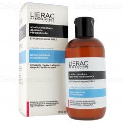 LIERAC Prescription solution micellaire apaisante r&eacute;&eacute;quilibrante peau sensible flacon 200ml
