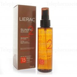 LIERAC Sunific 2 huile embellissante SPF15