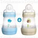 MAM Easy Start Anti-Colique biberon d&eacute;bit 1 160ml Lot de 2 bleu et blanc