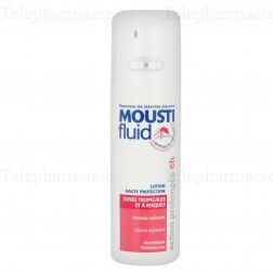 MOUSTIFLUID lotion haute protection zones tropicales spray 100ml