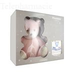Musti eau de soin coffret rose: flacon 50ml + doudou blanc OFFERT