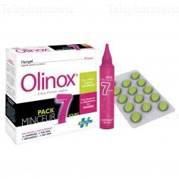 OLINOX Pack minceur 7 jours comprenant 14 comprim&eacute;s et 7 unicadoses