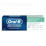 ORAL-B Dentifrice pro expert professional protection gencives sensibles tube de 75ml