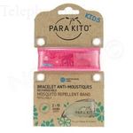 Bracelet anti-moustique pour enfant Mer Rose + 2 recharges