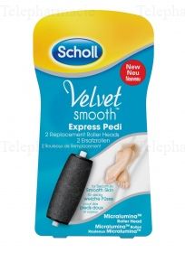 Recharges rape &eacute;lectrique velvet smooth 2 rouleaux