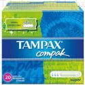 TAMPAX Compak super avec applicateur x 22 tampons